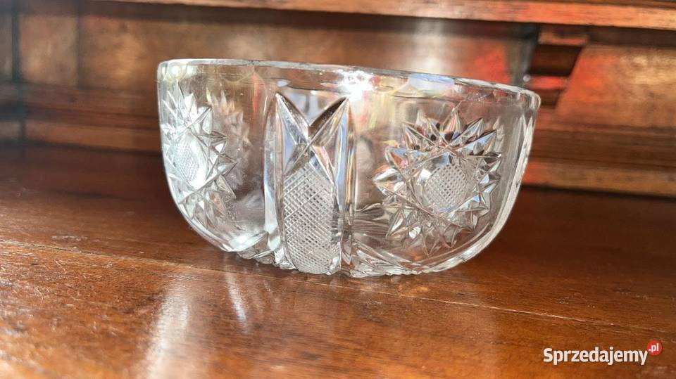 Kryształowa miseczka do deserów słodyczy dipów Gdańsk