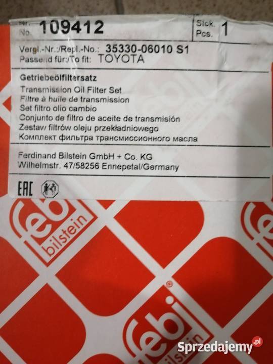 Febi Bilstein filtr oleju ASB z uszczelką miski RX Stary Zamość sprzedam