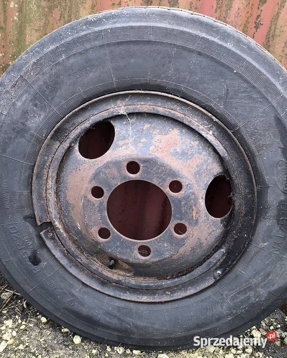 Opona z felgą przyczepa 20825 Świdrówka
