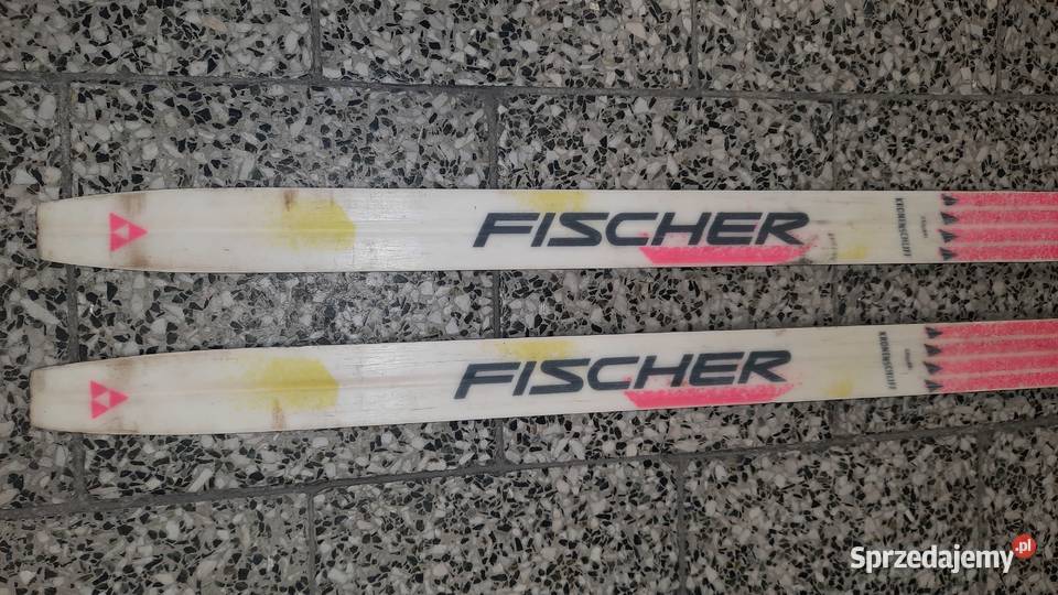 Narty biegowe FISCHER 205 wiązania SNS łuska Dębica