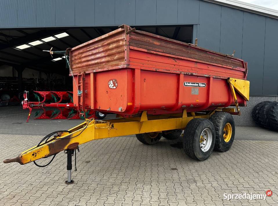Przyczepa wywrotka skorupowa tandem Schuitemaker nieuszkodzony Myszyniec