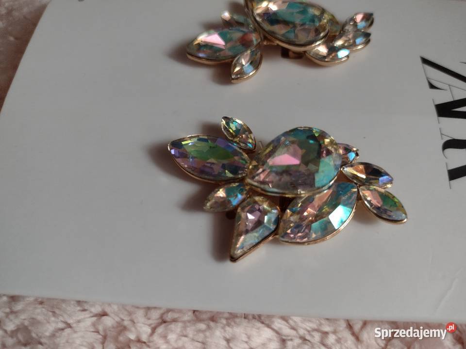 ZARAEkskluzywne kolczyki biznesowe wieczorowe Kraków sprzedam