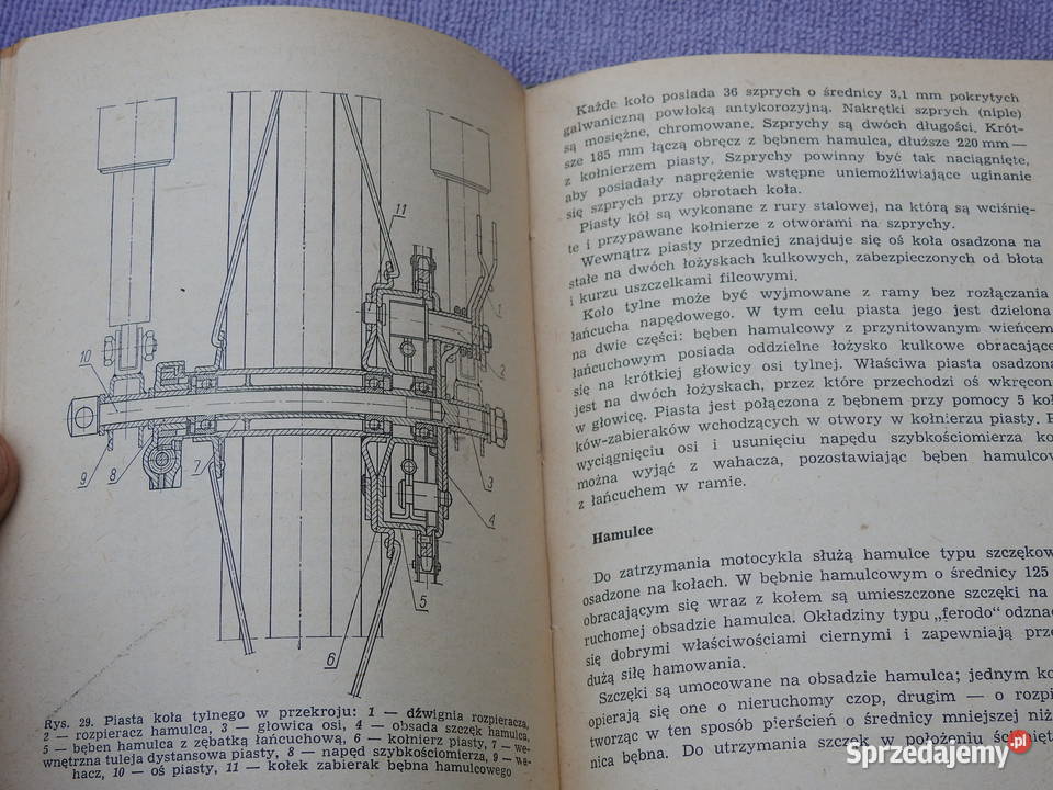 WFM 125 Instrukcja Obsługi i Napraw nie SHL WSK Warszawa