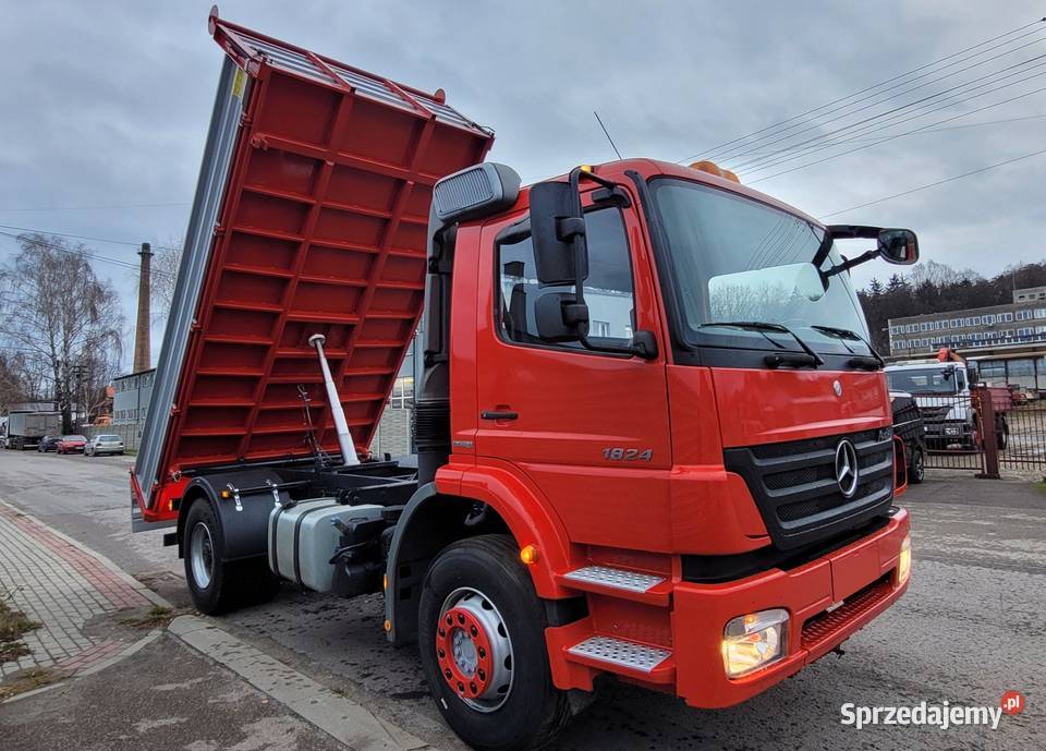 Mercedes AXOR 1824 Nowy Kiper Wywrotka 3 Stronna biały Wywrotki Łańcut sprzedam