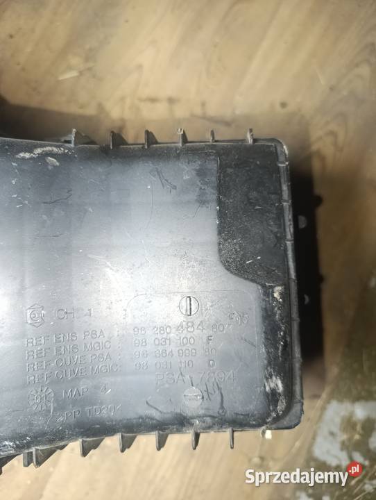OBUDOWA FILTRA POWIETRZA PEUGEOT 607 22B 3FZ Terpentyna