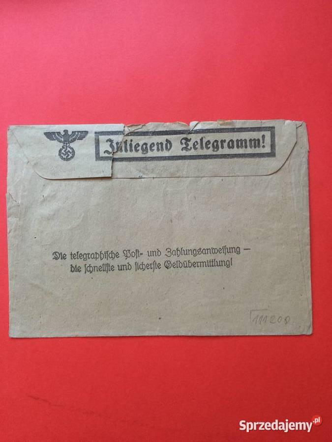 2559 Niemiecka Koperta Szczecin sprzedam