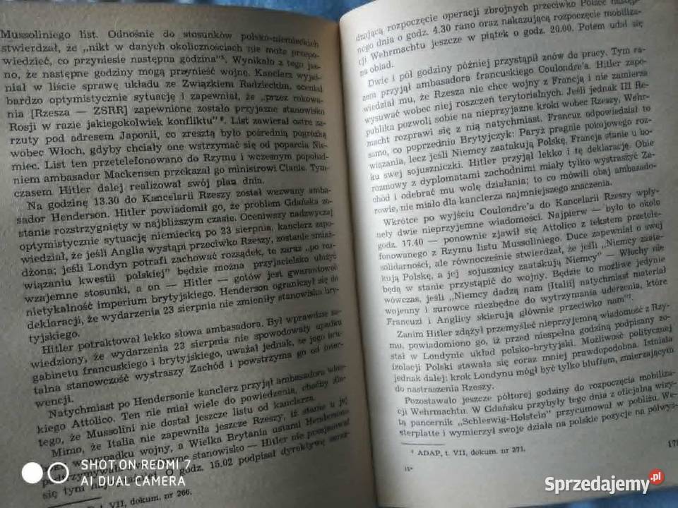 Wojna Polska 1939 Leszek Moczulski 1972 unikat z historia, archeologia Książki naukowe i popularnonaukowe Bytom