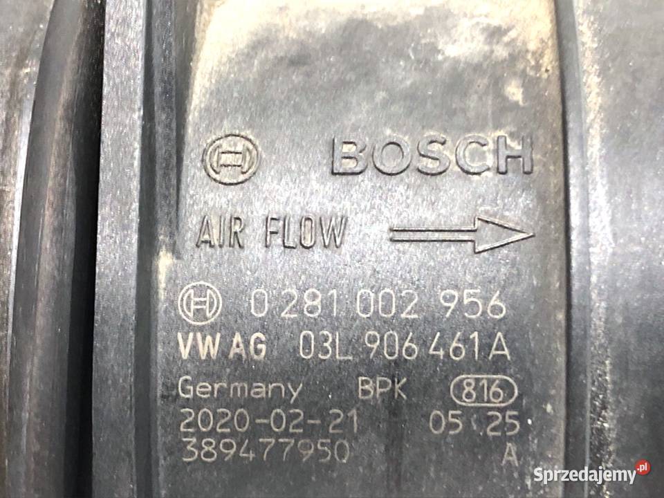 PRZEPŁYWOMIERZ VW TRANSPORTER T6 03L906461A 20