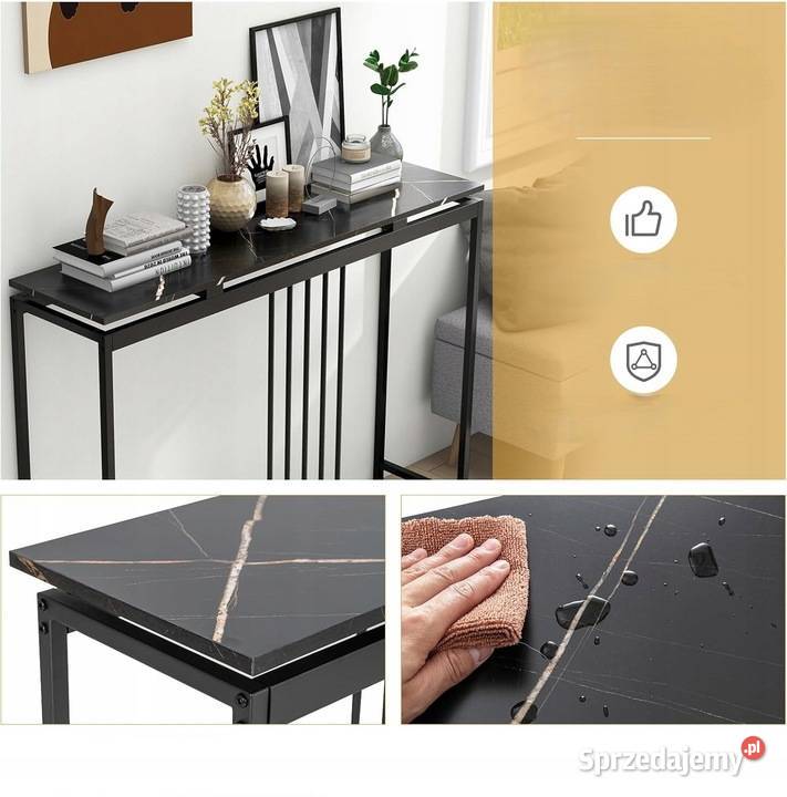 Konsola Costway klasyczny prostokątny 120 x 29 x