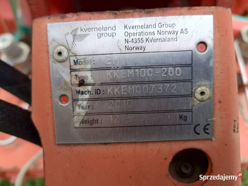 Kverneland EM100200 31 z Packomatem S sprzedam