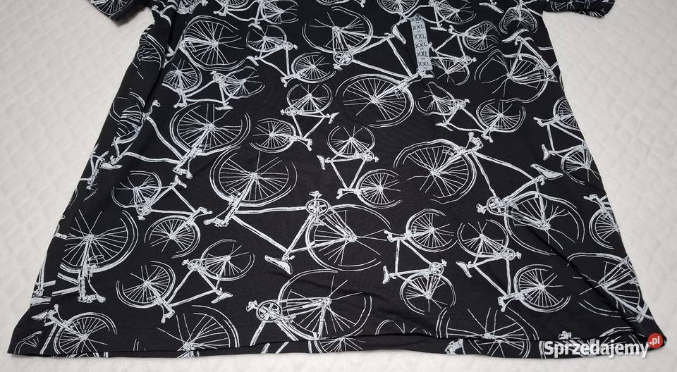 Koszulka krótki rękaw Tshirt Reserved XXL czarna Czeladź