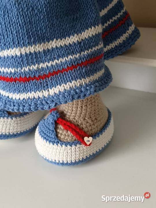 Śliczna dziewczyna marynarzaamigurumi małopolskie Kraków sprzedam