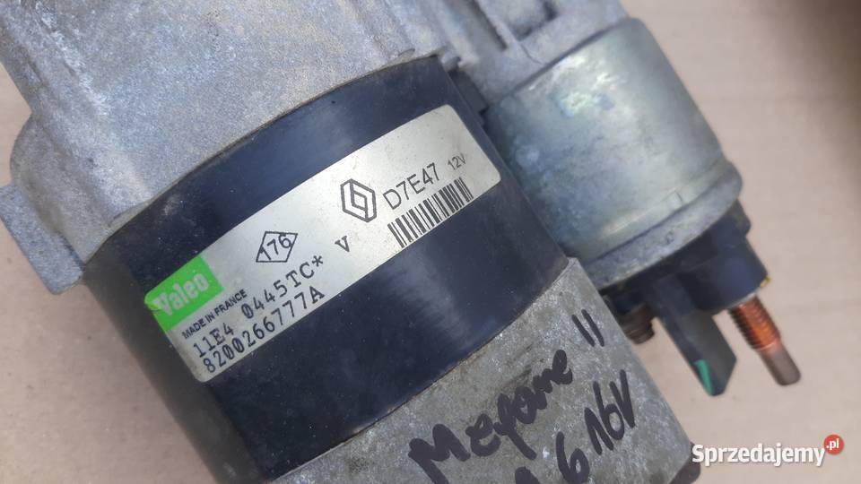 rozrusznik Valeo 8200266777A Renault Megane II Dębno