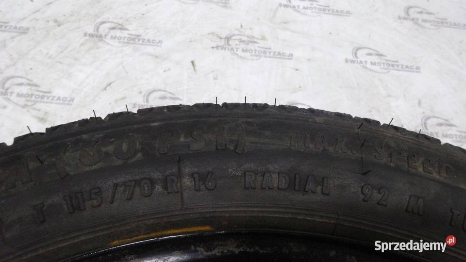 OPEL VECTRA C koło dojazdowe 1157016 92M 5x110