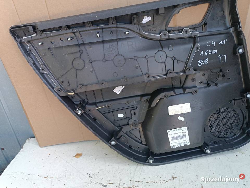 BOCZEK TAPICERKA DRZWI PRAWY TYŁ CITROEN C4 B7 sprzedam