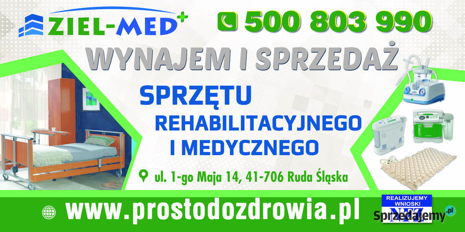 łóżka rehabilitacyjne wynajem Sprzęt rehabilitacyjny i ortopedyczny śląskie