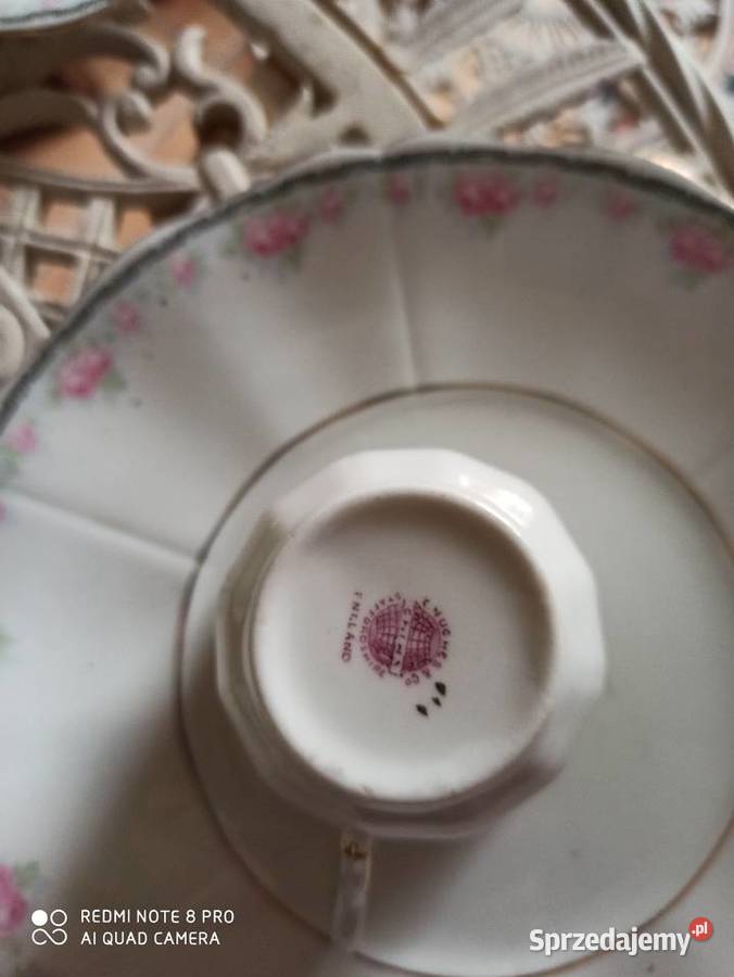 filiżanka z talerzykiem deserowym Stafford Gdańsk sprzedam