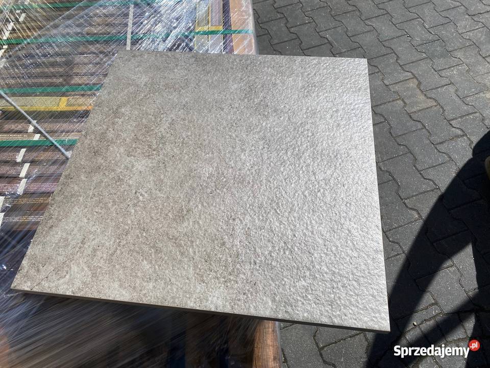 Gres Balkon taras 60x60 grubas 20 mm szary