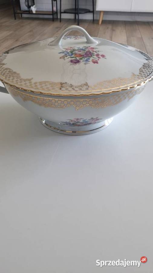 Waza Do Zupy Porcelana Francuska Wyposażenie wnętrz Wola Podłężna