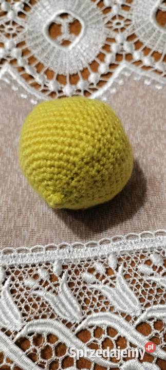 Maskotka cytryna na szydełku Częstochowa sprzedam