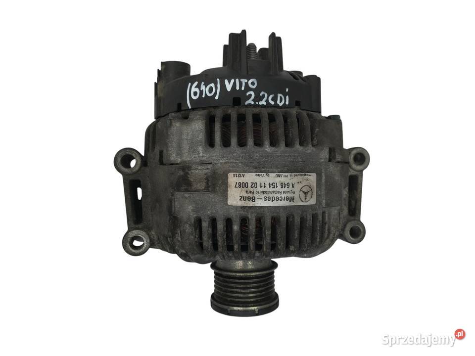ALTERNATOR Mercedes Sprinter Viano Vito W639 22 Chełm sprzedam