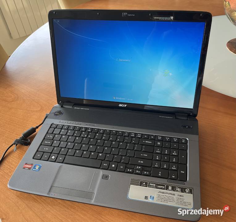 Laptop Acer Aspire 7540G524G50Mn 17 w świetnym śląskie Kłomnice