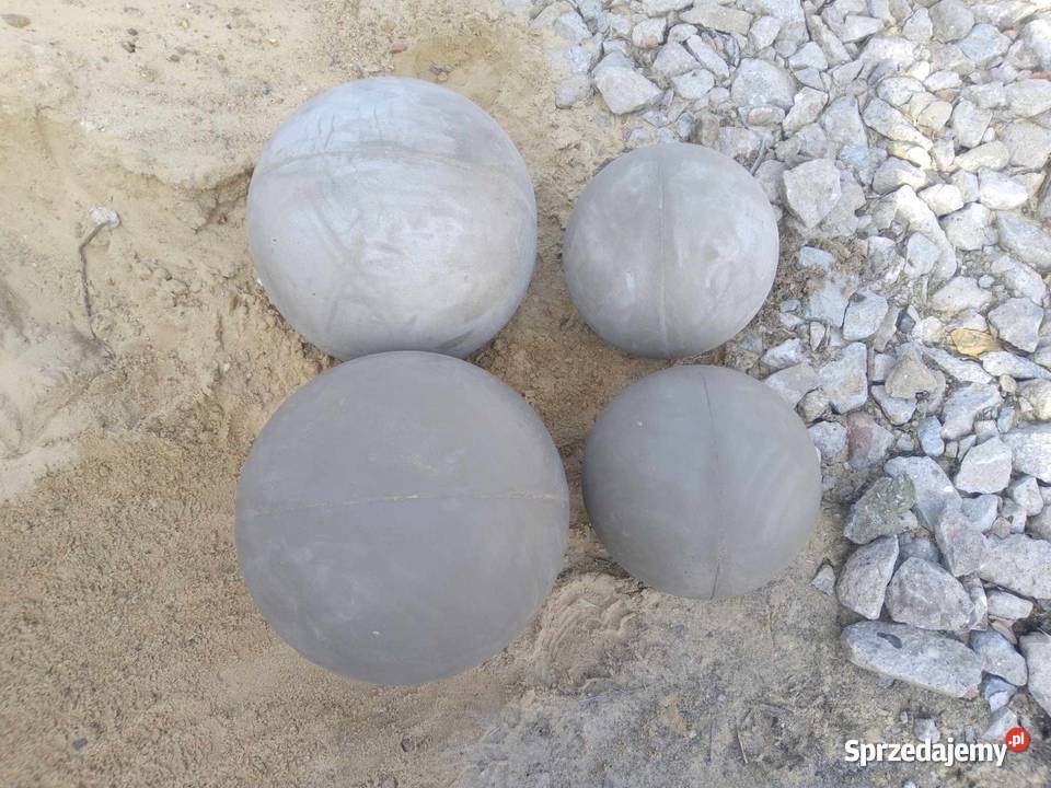 Kula betonowa ogrodowa cementowa 50 pełna kule