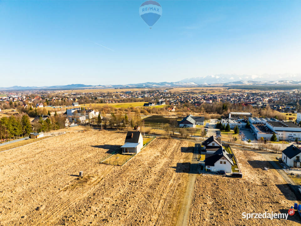 Działka u stóp Tatr widok na marzenia 20m Nowy Targ