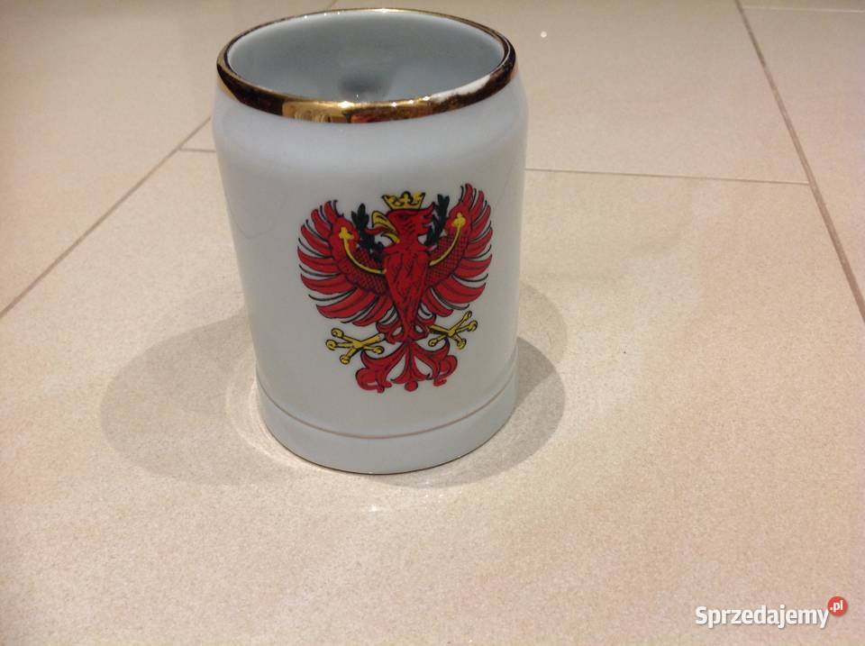 Kufel z Orłem Porcelana LILIEN STARY Sygnowany Nowa Sól sprzedam