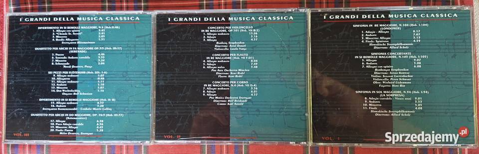 I Grandi Della Musica Classica Haydn 3CD CD Kraków
