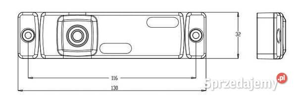 Lampa obrysowa LED prostokątna 1224V z przewodem Kamionna sprzedam
