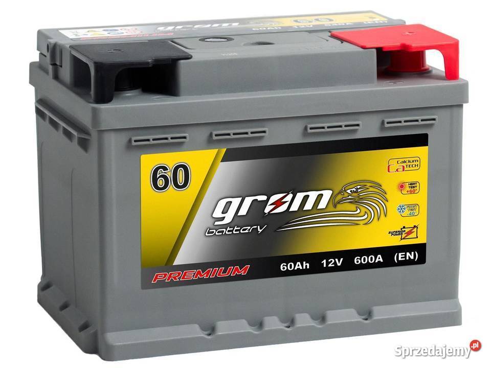 Akumulator GROM Premium 60Ah 600A osobowe Mielec sprzedam