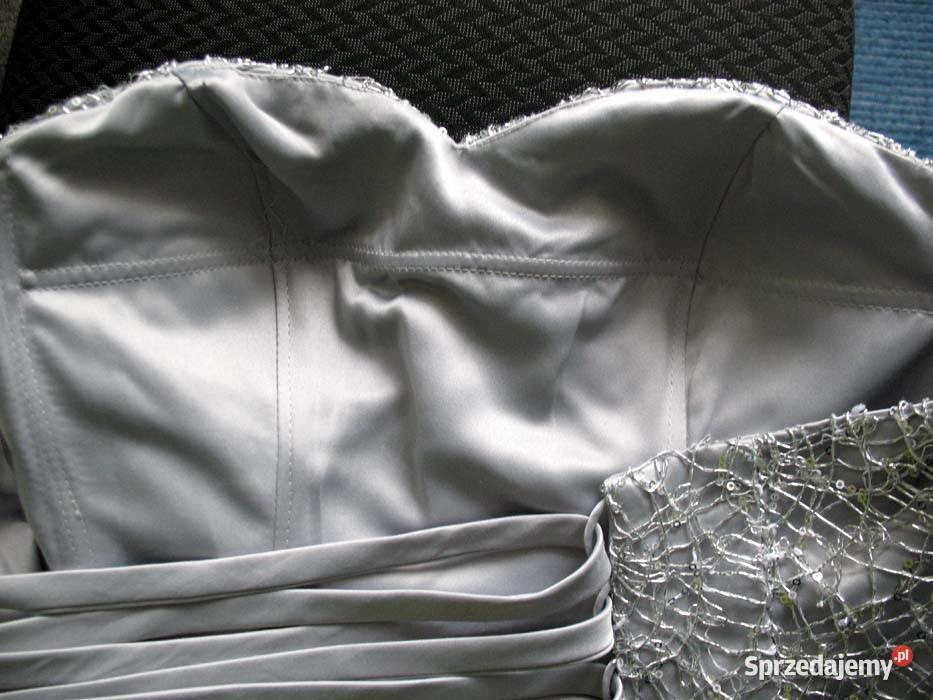 Sukienka balowa tiul i koronka 36 M biust 90 Spódnice i sukienki