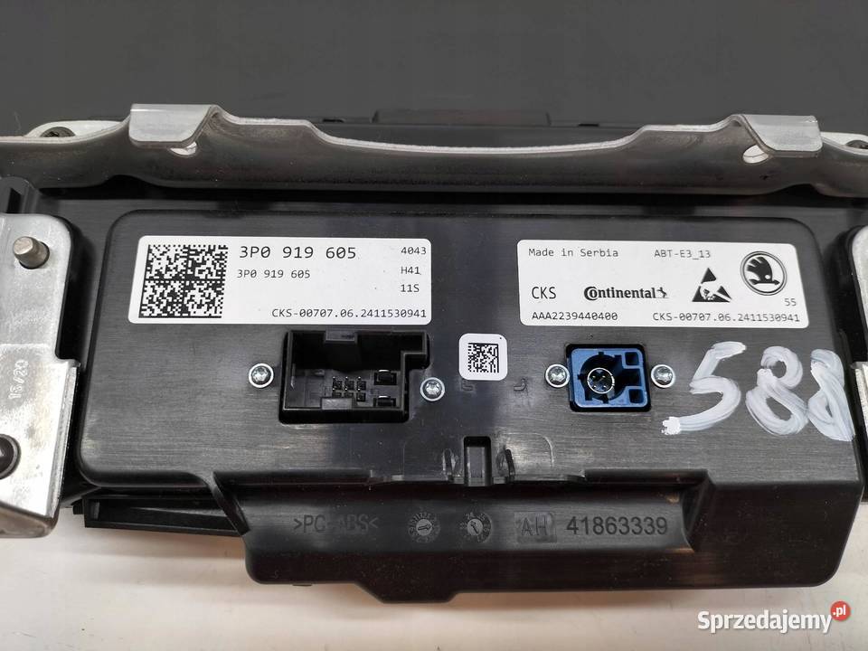 WYŚWIETLACZ 3P0919605 Skoda Superb IV 2023