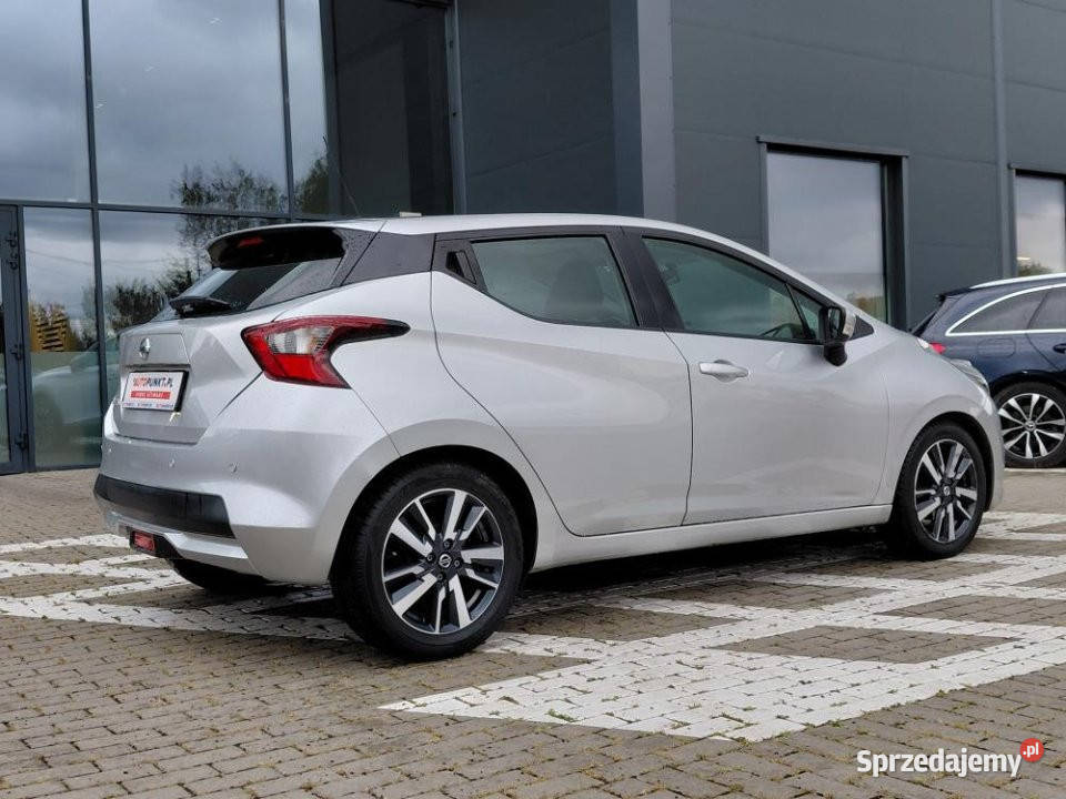 NISSAN Micra 2017r SERWISOWANY CZUJNIKI Micra Kraków