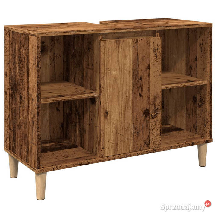 Szafka łazienkowa stare drewno 80x33x60 WM857133 Warszawa