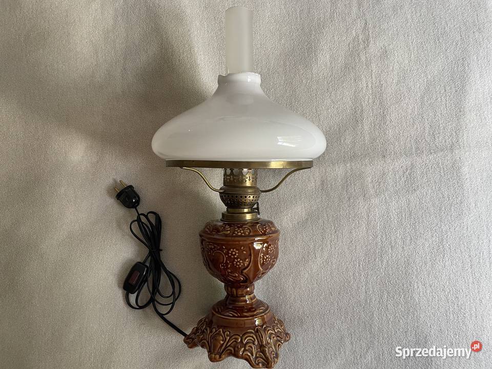 Stara lampa PRL WZMPT G1 Wałbrzych sprawna Lampy stołowe i nocne Kołobrzeg