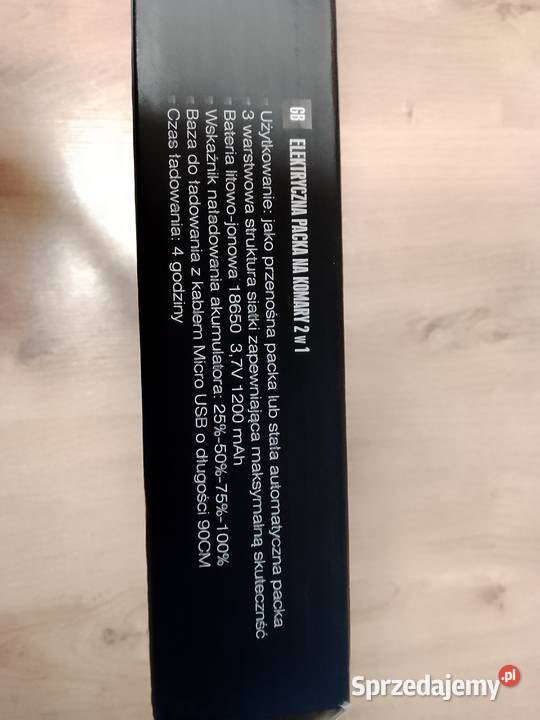 Tiross Elektryczna Łapka Packa Na Komary 2 W 1 łódzkie Bełchatów sprzedam