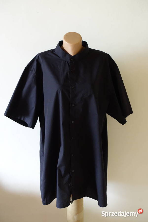 Koszula męska czarna rozmiar 5XL Odzież codzienna Kraków