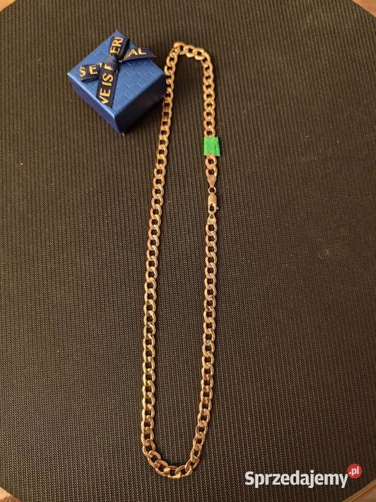 Złoty łańcuszek splot Pancerka złoto Skarżysko-Kamienna sprzedam