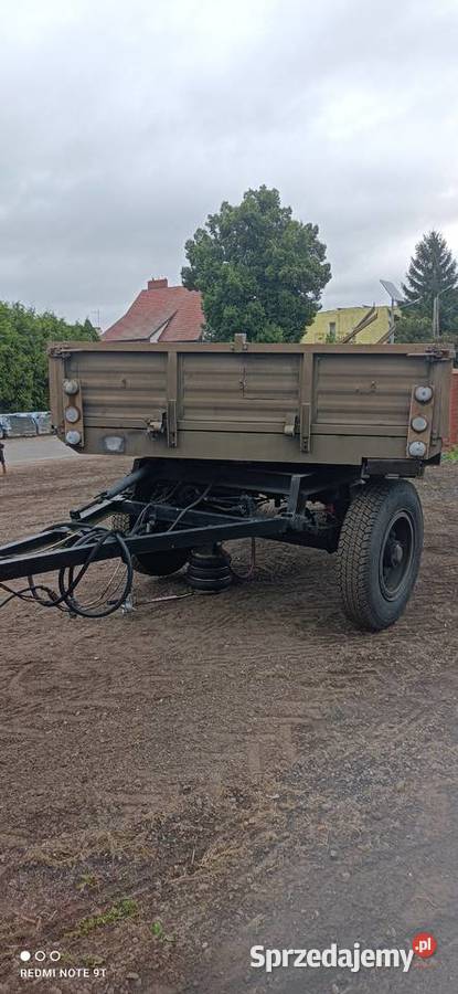 Przyczepa D633 6 TON z zapasów wojskowych Aleksandrów Kujawski