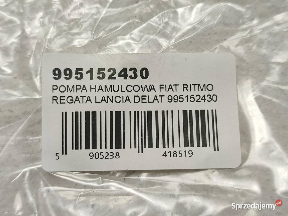 POMPA HAMULCOWA FIAT RITMO REGATA 1990 NOWA