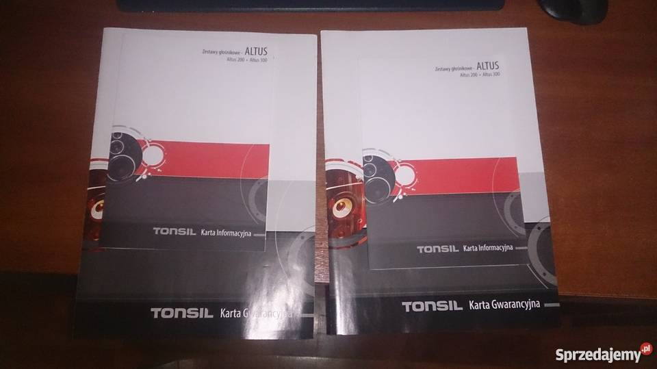 Kolumny Tonsil ALTUS 300 czarne gwarancja Mrocza