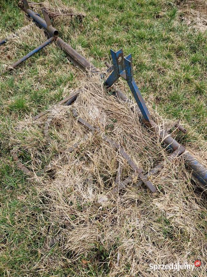 Brona lekka polowa 6 pól szerokość robocza ok 4m Głogowa