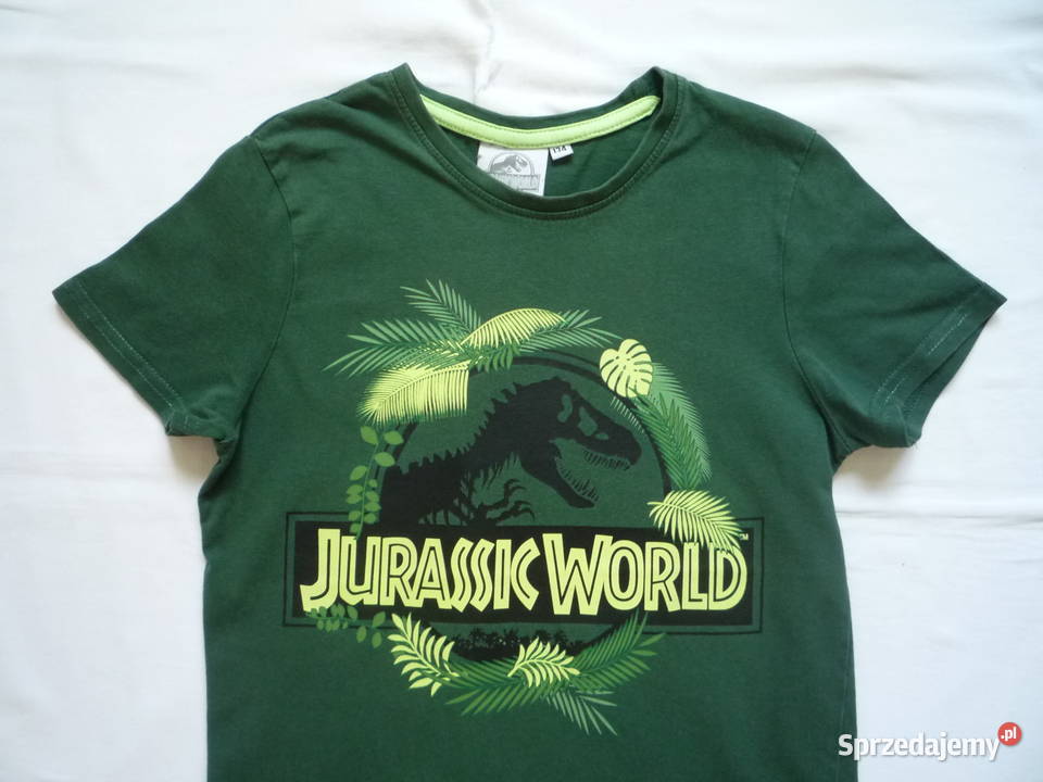 Jurassic World 134 Zielona koszulka Dinozaur Rozmiar 134 Bluzki, koszulki i kaftaniki