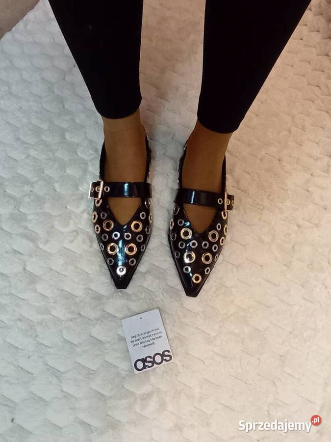 42 Asos DesignBogato zdobione Czarne iny z czarny małopolskie