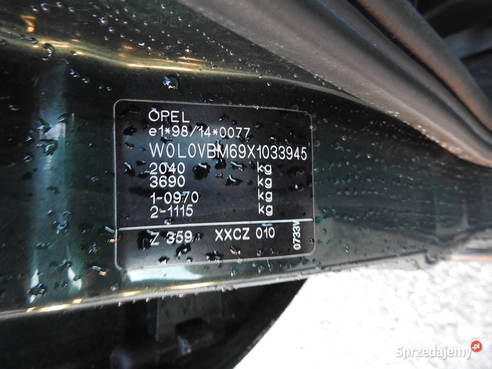 Opel Omega B 20 16V 136 stan kolekcjonera Krosno