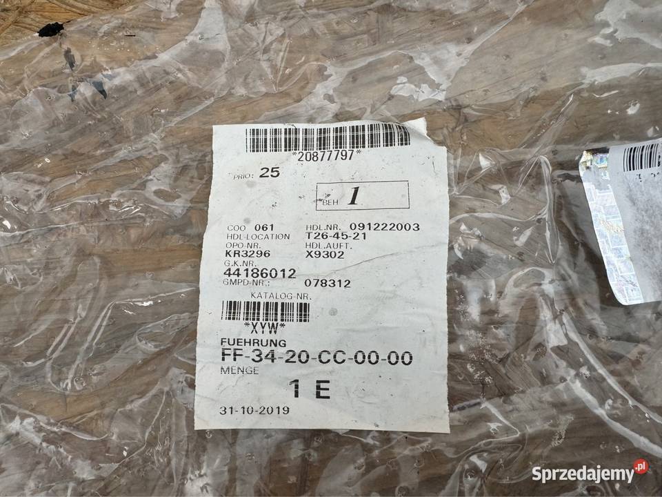 Mocowanie ślizg zderzaka tył lewy lh Opel astra Sieraków