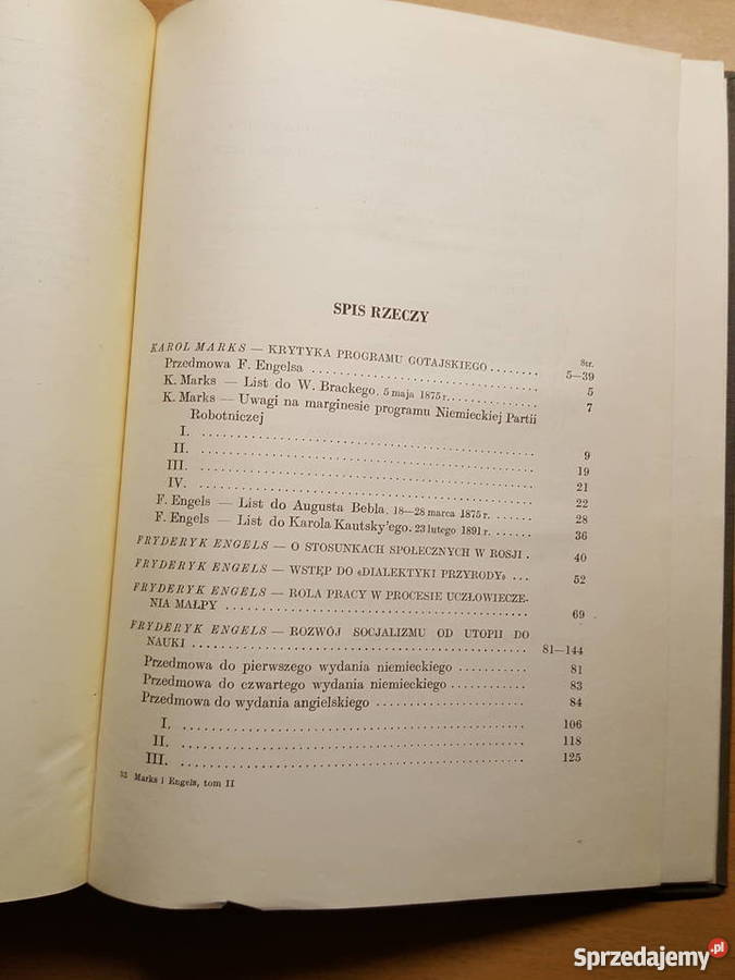 KSIĄŻKA Dzieła wybrane Marks Engels tom II z wielkopolskie Złotniki