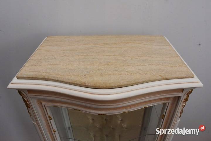 Witryna Piękna Drewniana Gablota Serwantka Creme małopolskie Kraków sprzedam